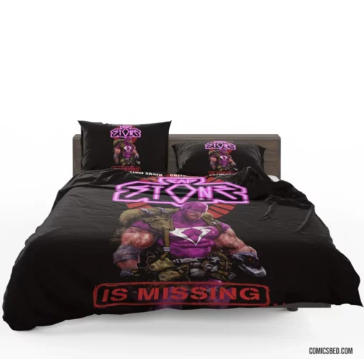 Captain Stone Heroic Quest Comic Bedding Set