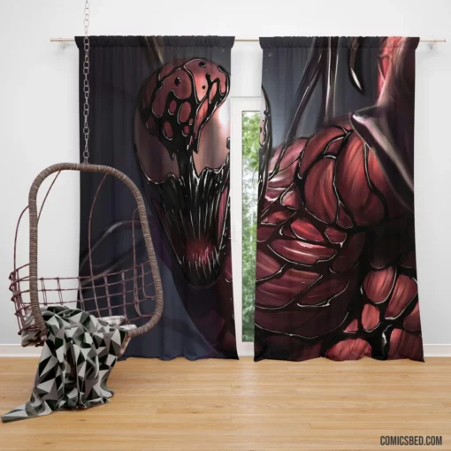 Carnage Chronicles Marvel Spider-Man Villain Comic Curtain