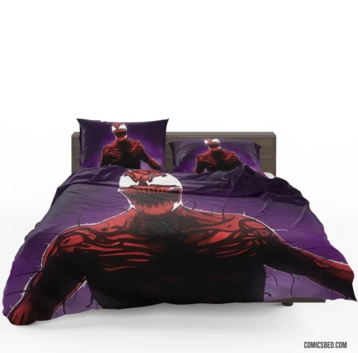 Carnage Marvel Sinister Symbiote Comic Bedding Set