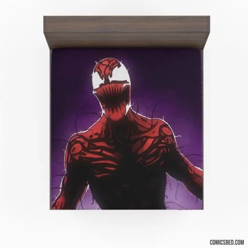 Carnage Marvel Sinister Symbiote Comic Fitted Sheet 1