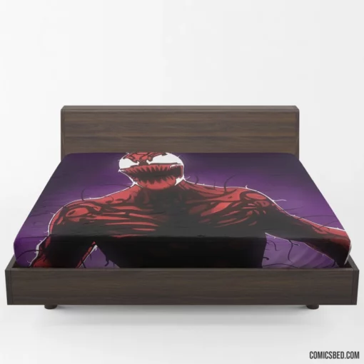 Carnage Marvel Sinister Symbiote Comic Fitted Sheet