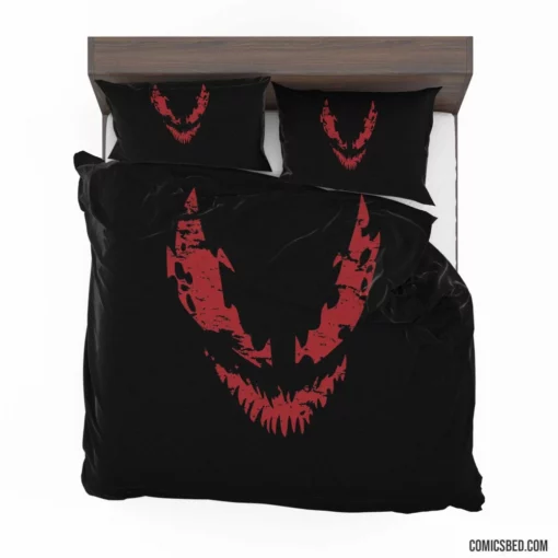 Carnage Marvel Symbiote Menace Comic Bedding Set 1