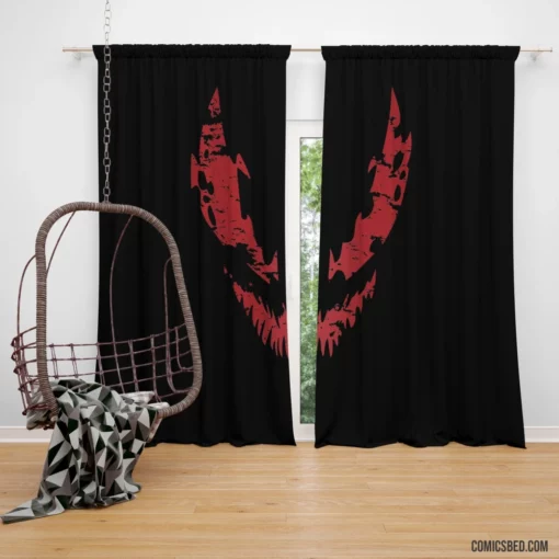 Carnage Marvel Symbiote Menace Comic Curtain