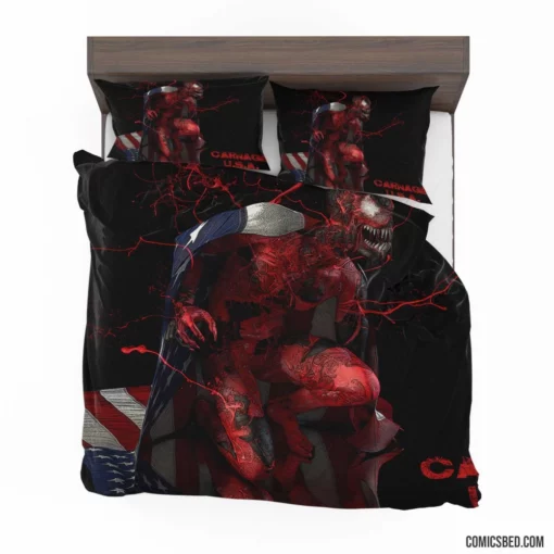 Carnage U.S.A. Symbiote Rampage Marvel Comics Bedding Set 1