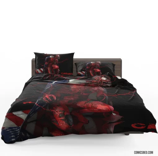 Carnage U.S.A. Symbiote Rampage Marvel Comics Bedding Set