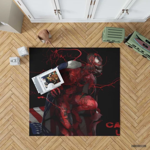 Carnage U.S.A. Symbiote Rampage Marvel Comics Rug