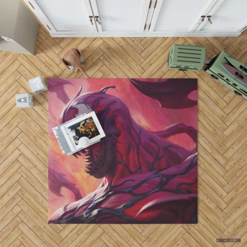 Carnage Unleashed Marvel Chaotic Spider-Man Comic Rug