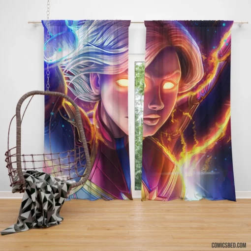 Carol Danvers Rises Captain Marvel Chronicles Comic Curtain