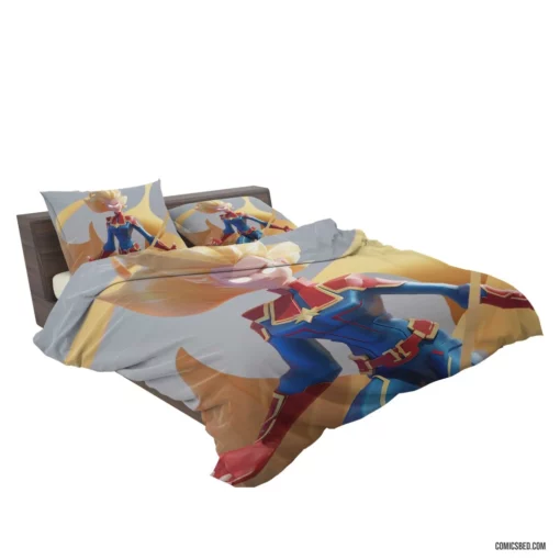 Carol Danvers Unleashed Marvel Captain Marvel Comic Bedding Set 2