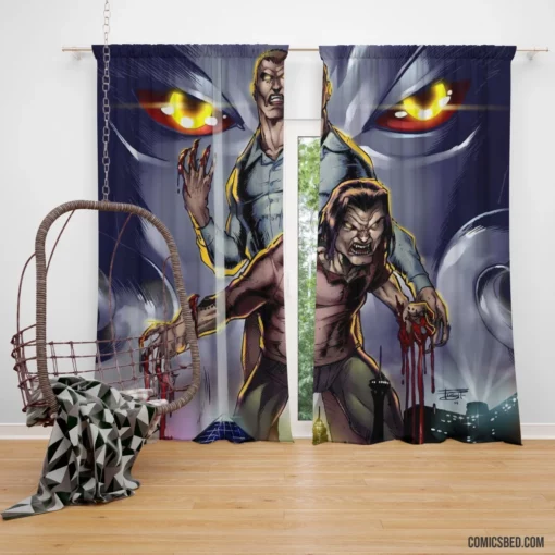 Carpe Noctem Nighttime Thrills Comic Curtain