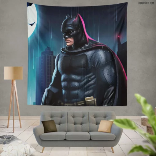 Cat and Bat Huntress Chronicles Comic Wall Tapestry