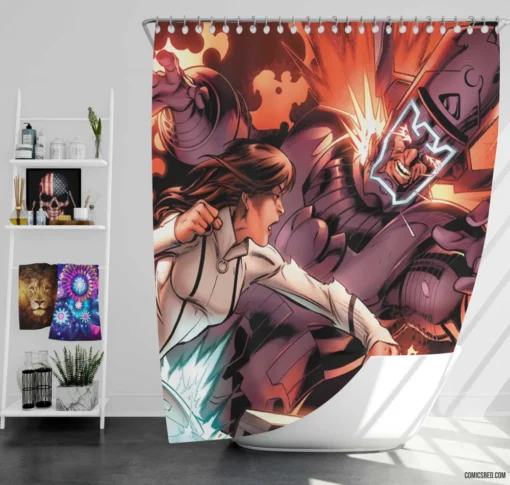Cataclysm The Ultimates Last Stand Galactus Comic Shower Curtain