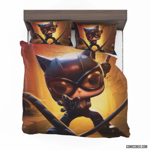 Catwoman Cunning DC Feline Fatale Comic Bedding Set 1