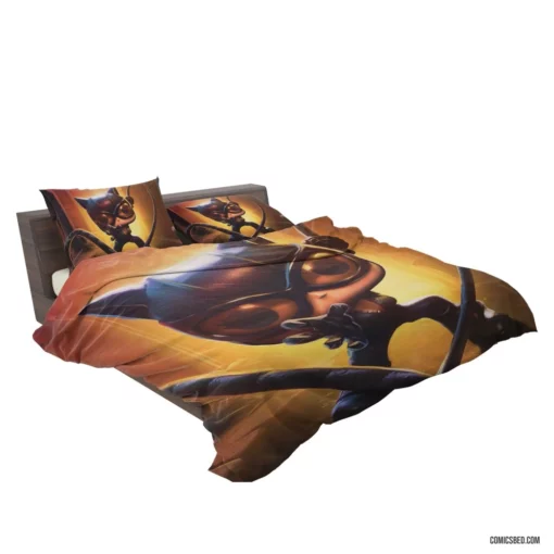 Catwoman Cunning DC Feline Fatale Comic Bedding Set 2