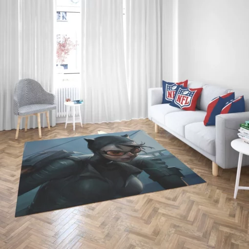 Catwoman DC Femme Fatale Comic Rug 2