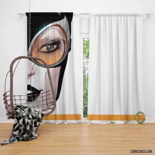 Catwoman Death of the family DC Comic Curtain