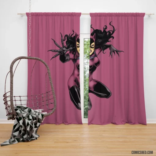 Catwoman Feline Temptress of Comics Curtain