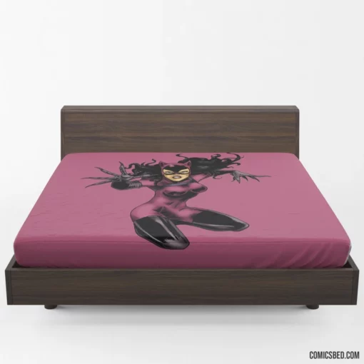 Catwoman Feline Temptress of Comics Fitted Sheet