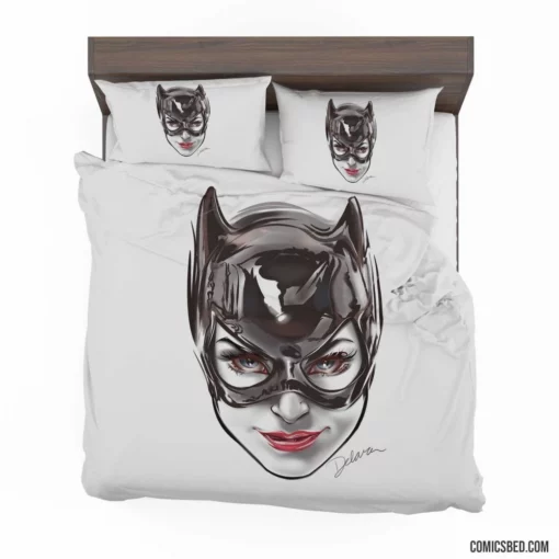 Catwoman Gotham Cat Burglar Comic Bedding Set 1