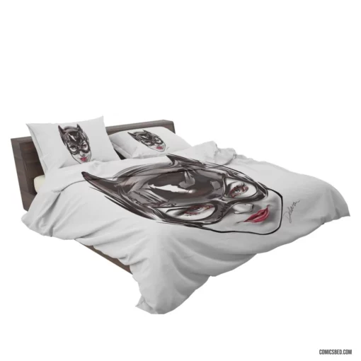 Catwoman Gotham Cat Burglar Comic Bedding Set 2