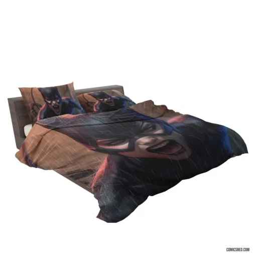 Catwoman Rain DC Mysterious Thief Comic Bedding Set 2