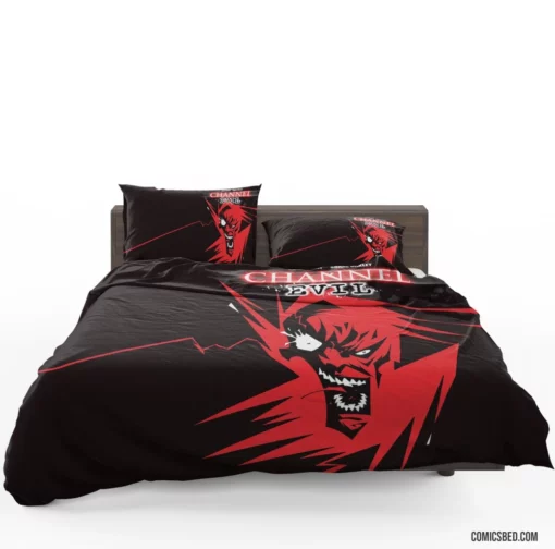 Channel Evil Dark Forces Unleashed Comic Bedding Set