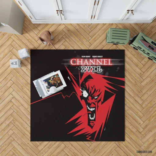 Channel Evil Dark Forces Unleashed Comic Rug