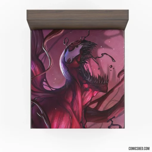 Chaos Incarnate Marvel Carnage Unleashed Comic Fitted Sheet 1