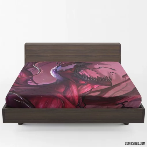 Chaos Incarnate Marvel Carnage Unleashed Comic Fitted Sheet