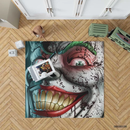 Chaos Master Joker DC Unleashing Anarchy Comic Rug