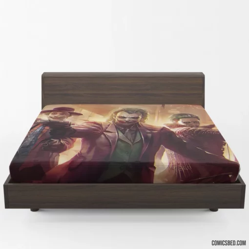 Chaos Master Joker DC Unleashing Mayhem Comic Fitted Sheet