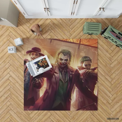 Chaos Master Joker DC Unleashing Mayhem Comic Rug