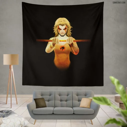 Cheetara Adventures Swift and Fierce Comic Wall Tapestry