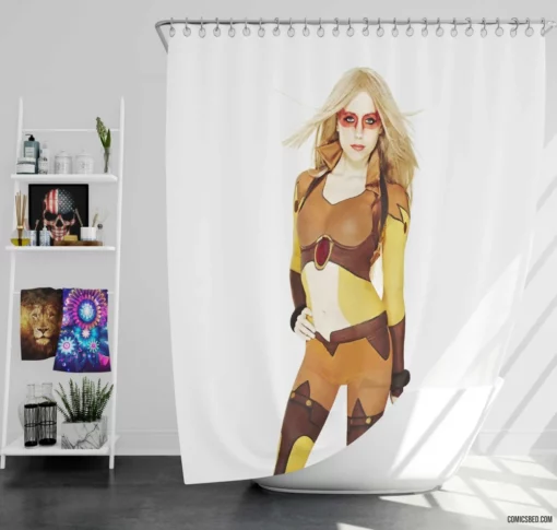 Cheetara ThunderCats Swift Huntress Comic Shower Curtain