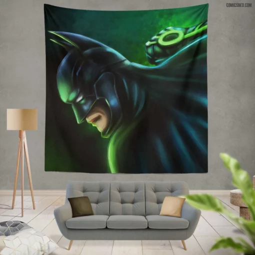 City of Fear Batman Challenge Comic Wall Tapestry