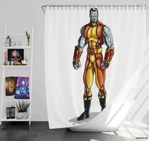 Colossus Metal Hero Comic Shower Curtain