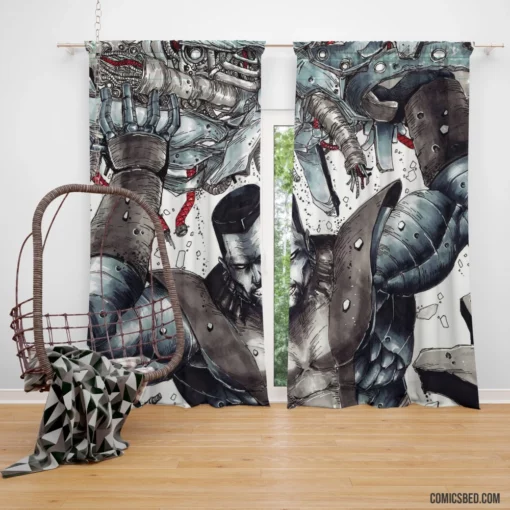 Colossus Mighty Mutant Hero Comic Curtain