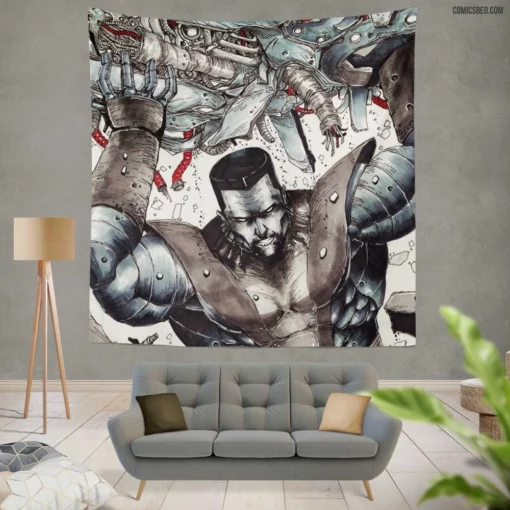 Colossus Mighty Mutant Hero Comic Wall Tapestry