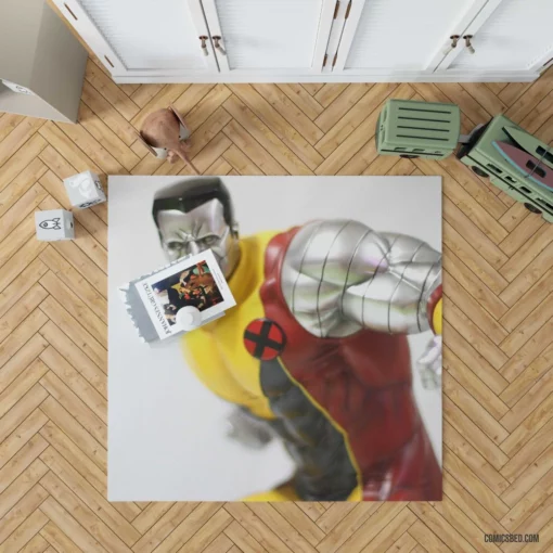 Colossus Mighty X-Men Protector Comic Rug