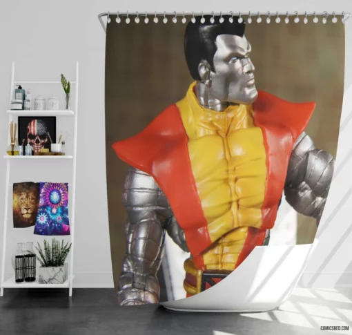 Colossus X-Men Metal Hero Comic Shower Curtain