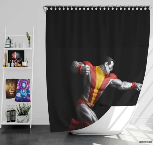 Colossus X-Men Steel Guardian Comic Shower Curtain