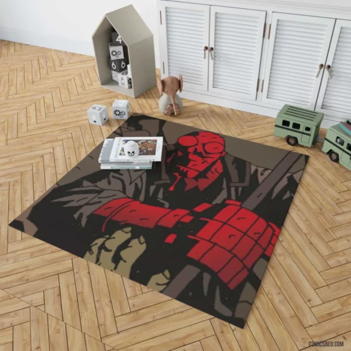 Comic Chronicles Hellboy Legendary Legacy Rug 1