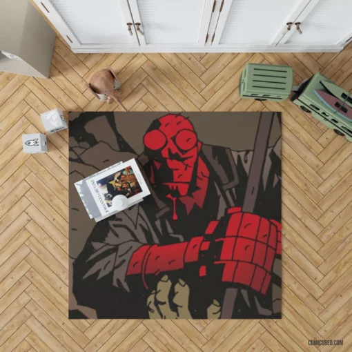 Comic Chronicles Hellboy Legendary Legacy Rug