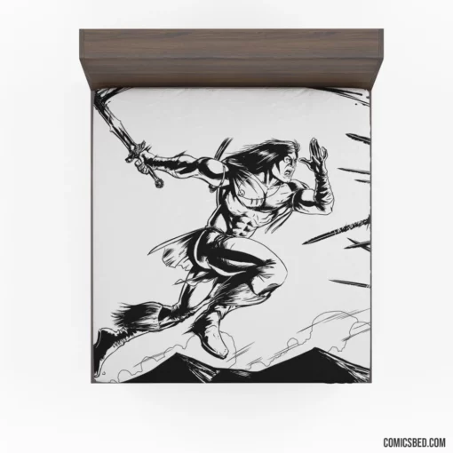 Conan Barbarian Adventure Comic Fitted Sheet 1