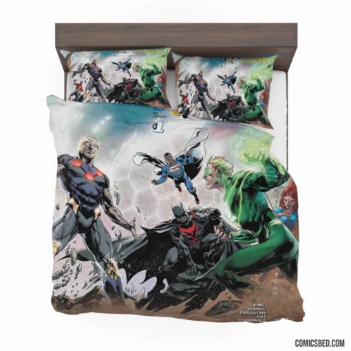 Convergence Flash Superman Batman Green Lantern DC Comics Bedding Set 1