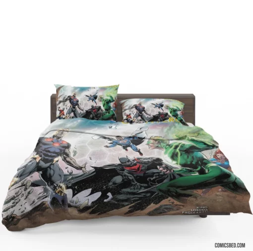 Convergence Flash Superman Batman Green Lantern DC Comics Bedding Set