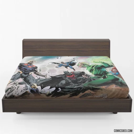 Convergence Flash Superman Batman Green Lantern DC Comics Fitted Sheet