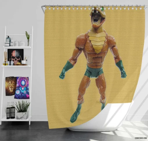 Copperhead DC Lethal Serpent Comic Shower Curtain