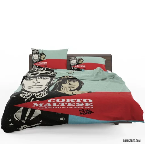 Corto Maltese Adventurer Tales Comic Bedding Set