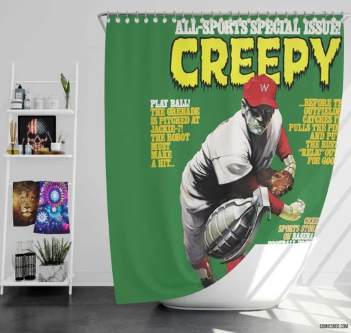 Creepy Comics Tales of Horror Shower Curtain